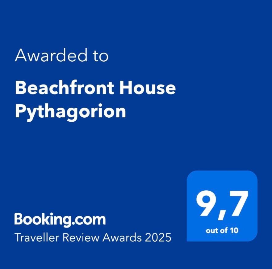 Beachfront House Pythagorion Kültér fotó